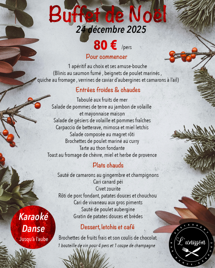 Buffet de Noël 2025
